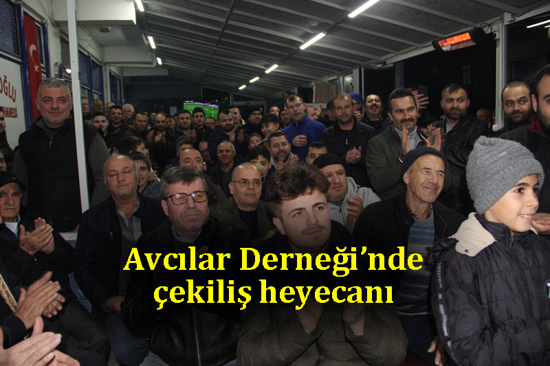Kapaklı Avcılar Derneği’nde çekiliş heyecanı
